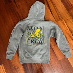 Salty Crew Gray Hoodie
